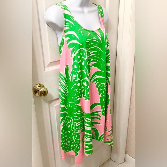 EUC Lilly Pulitzer Monterrey Dress Pink Pout Flamenco - L - Picture 9 of 10